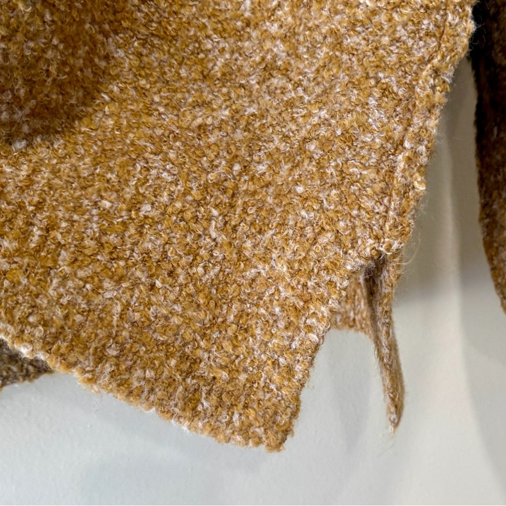 Free People Moira Honeycomb Wool Blend Sweater Slouchy Oversized Tunic Sz Small - Picture 7 of 13